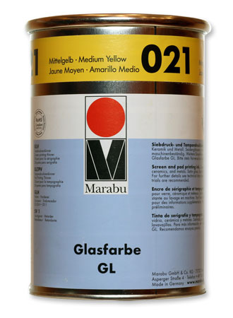 Краска Marabu Glasfarbe GL №3321 021 (Светло-желтый)