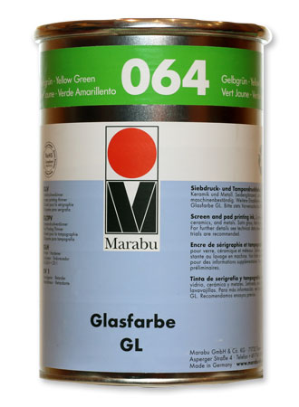 Краска Marabu Glasfarbe GL №3321 064 (желто-зеленый)