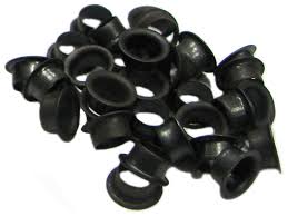 Люверсы черные d 4мм (1000 шт)