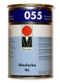 Краска Marabu Glasfarbe GL №3321 055 (ультрамарин синий)
