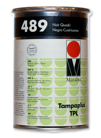 Краска Marabu TampaPlus TPL №3817 489 (евро-чёрный)
