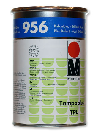 Краска Marabu TampaPlus TPL №3817 956 (Ярко-синий)