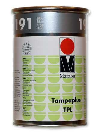 Краска Marabu TampaPlus TPL №3817 191 (серебро)